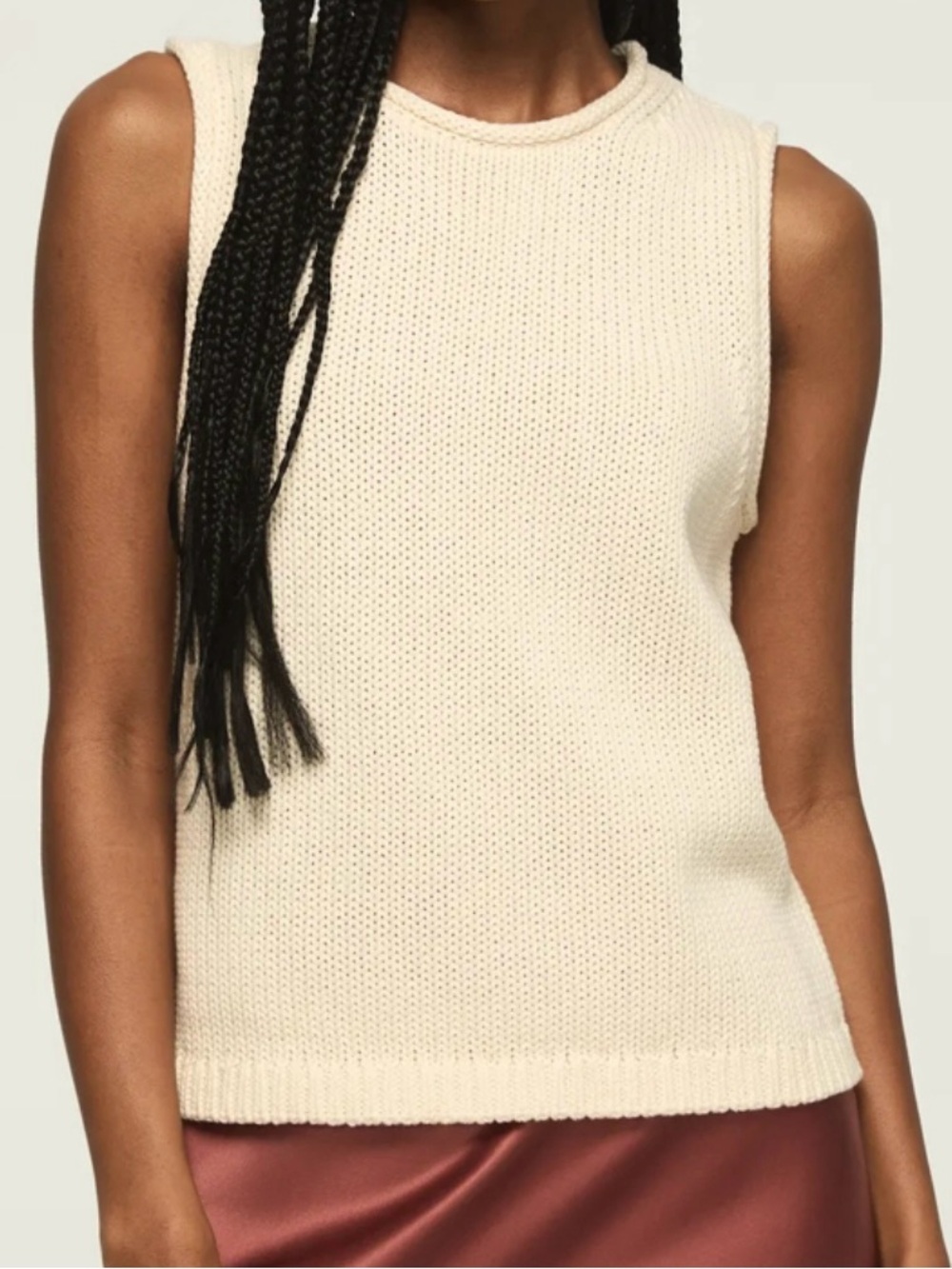 Lucky Brand crew neck sweater tank
